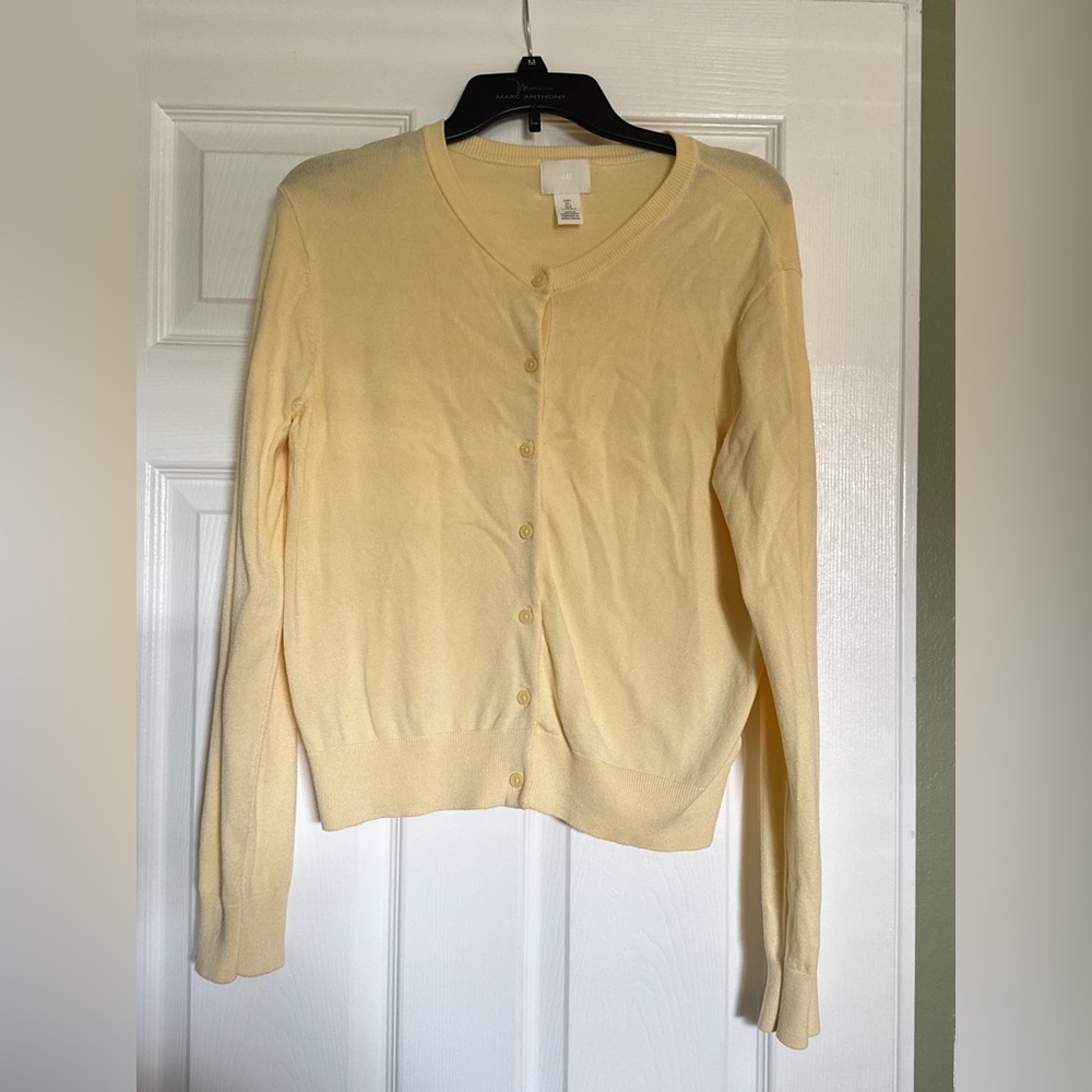 Butter yellow cardigan